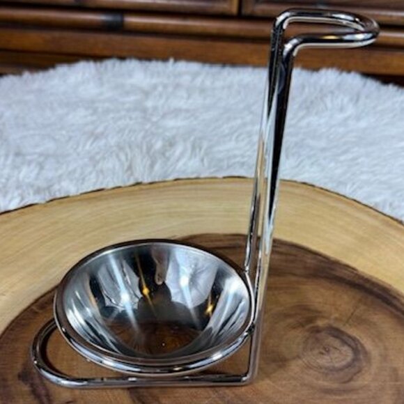 Vintage 3pc Stainless Steel Spoon Rest and Ladle Set - Picture 4 of 12